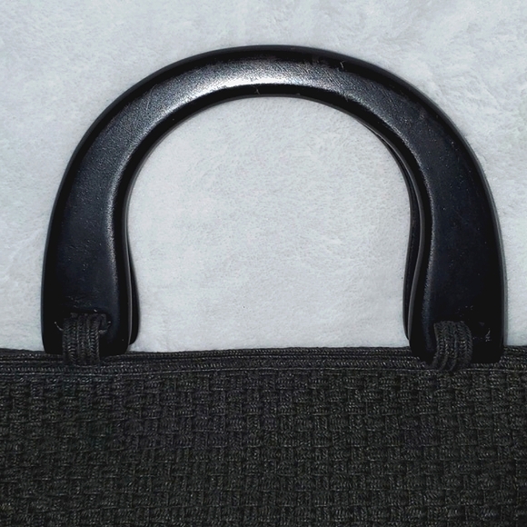 Talbots Dual Top Handle Woven Mini Tote - Picture 7 of 14